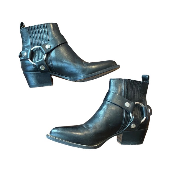 Frye Modern Harness Chelsea Womans Ankle Booties - Picture 3 of 6